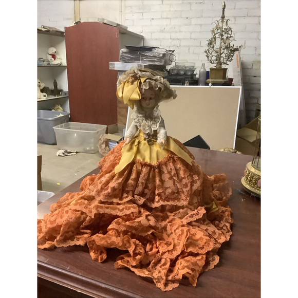 Unbranded Other - Vintage 40s-50s -Handmade Doll Gone With The Wind Style 11”